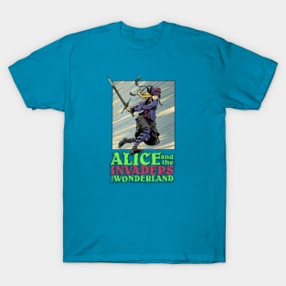 Alice and the Invaders From Wonderland T-Shirt